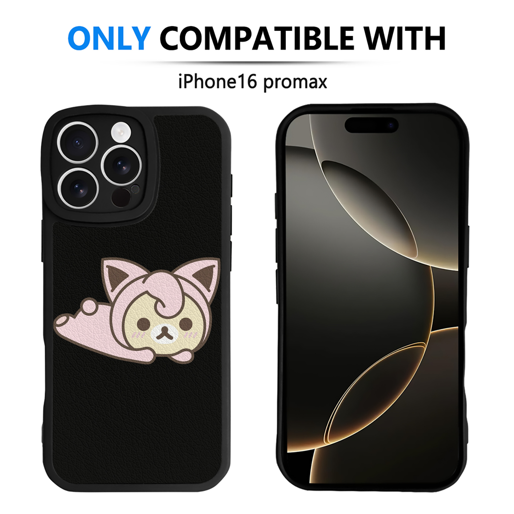 （画像用） リラックマ リラックマ キイロイトリ Rilakkuma Korilakkuma Kiiroitori 【iPhone 16シリーズ対応】シリコンスマホケース（レザー調） 材質：シリコン